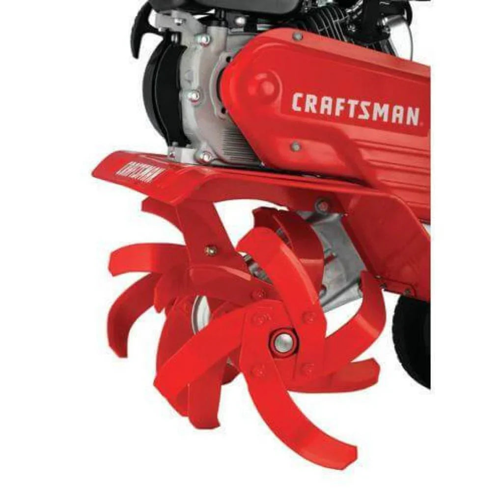 Produkt z rysami i wgnieceniami Front Tine ogrodowy Tiller