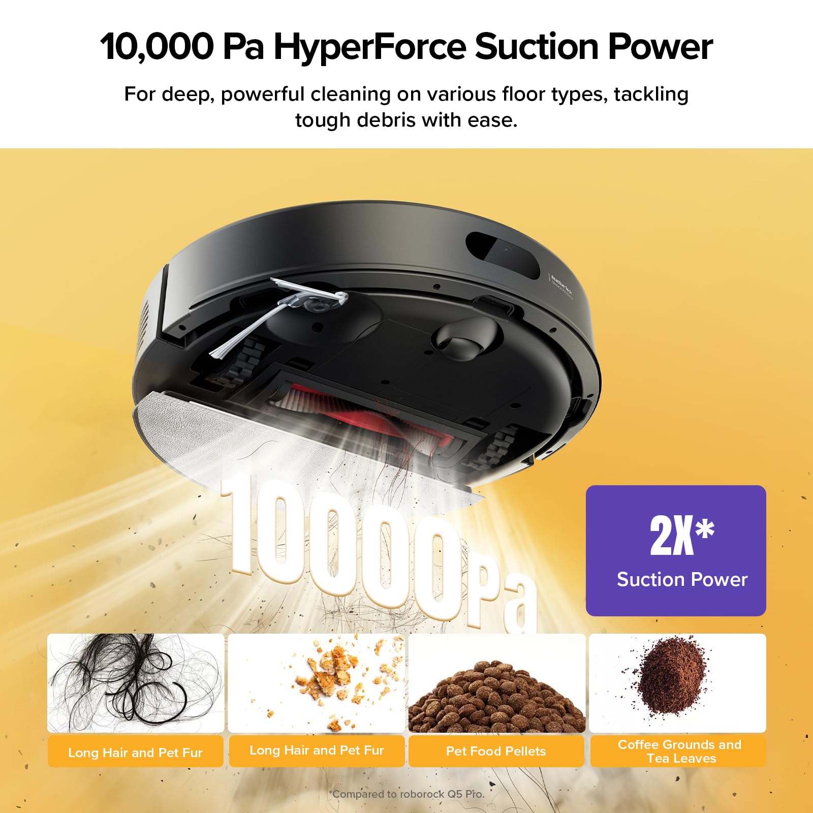 Q7 M5+ Robot odkurzacz i Mop, 10000Pa Suction
