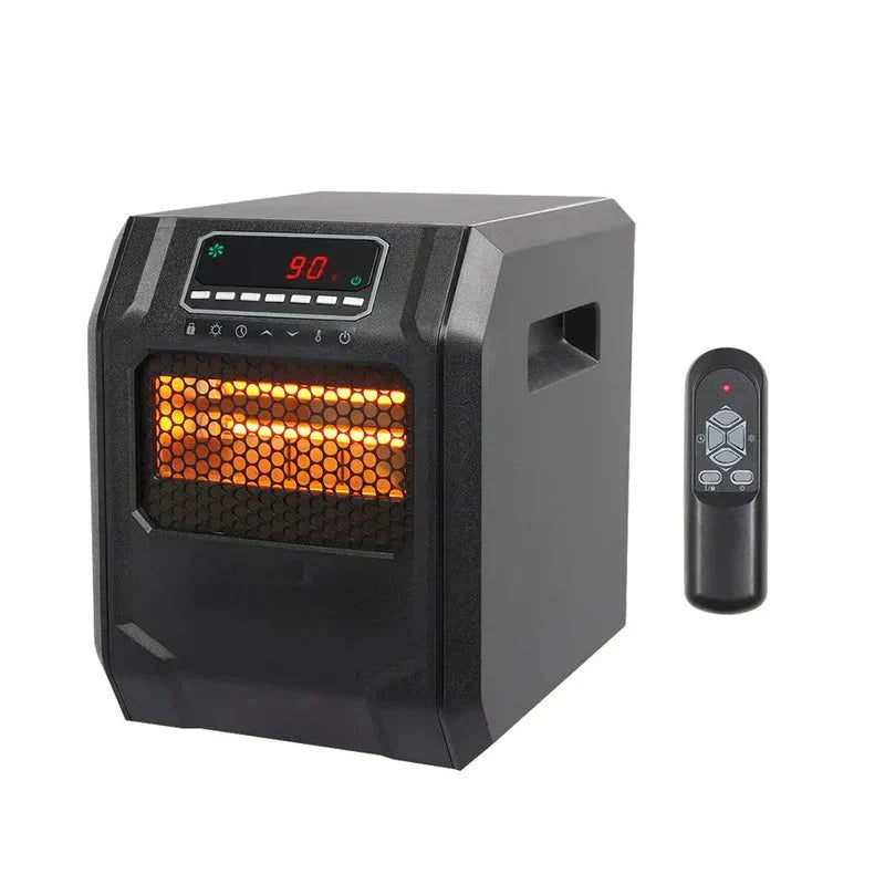 1787467660_sbOtJAtm Space Heater - Portable - 750W/1500W Small Infrared Heater W/remote, LED Display, 3 WorModes, Safe Electric Heater for Home Office Bedroom