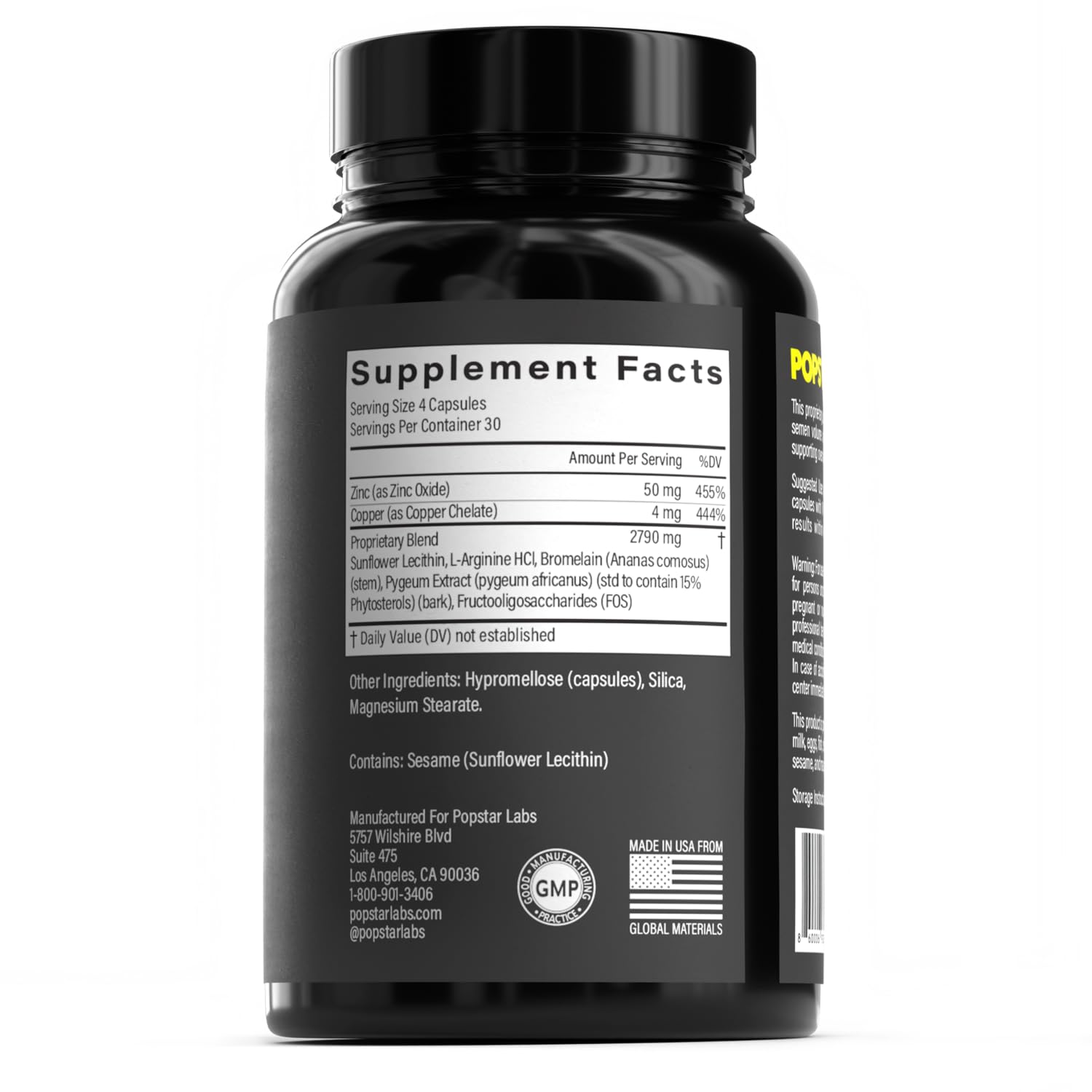 Labs Semen Volume Booster, Men's Fertility Supplement