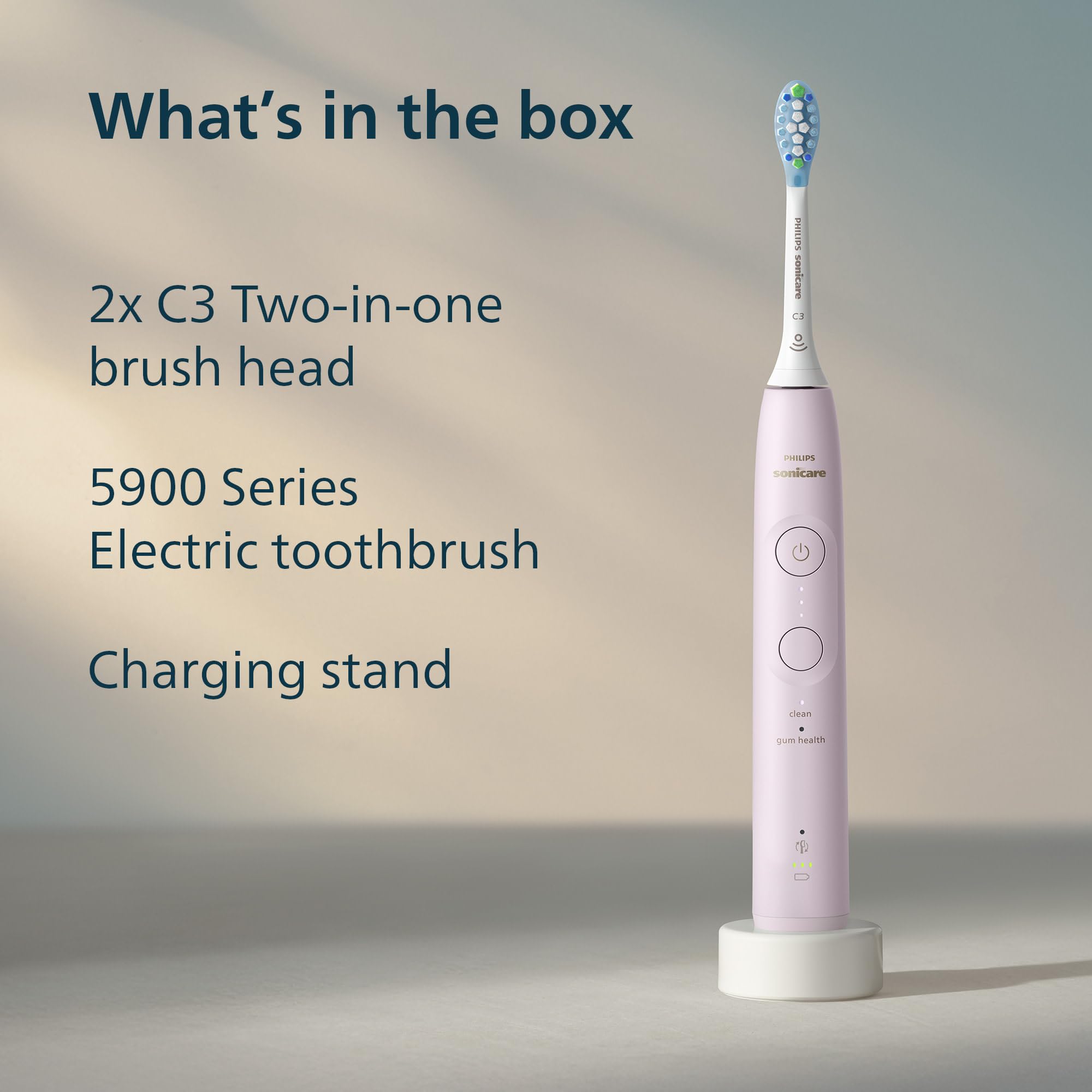 5900 seria elektryczny Toothbrush z ciśnienie Sensor