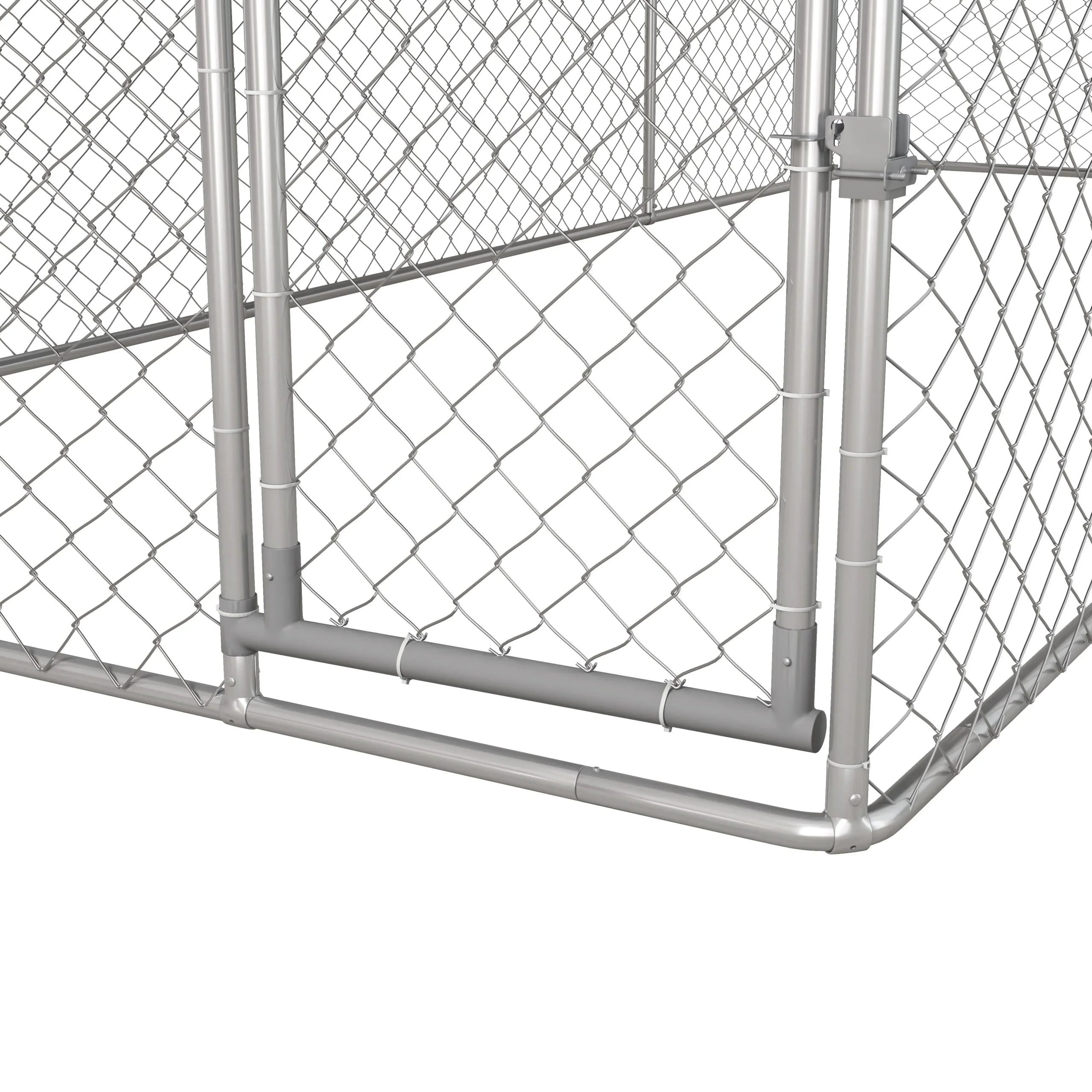 Dog Kennel - 19.7-ft X 7.5-ft X 7.5' Outdoor, W/waterproof Roof