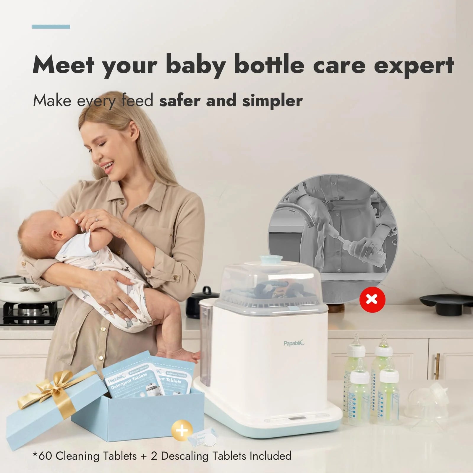 Myjka Pro Bottle, 4-in-1 Sterilizer i suszarka