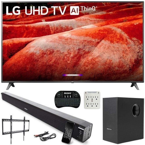 82UM8070PUA 82 cali 4K Hdr LED TV (2019) Ai Thinq z Gear Soundbar zestaw