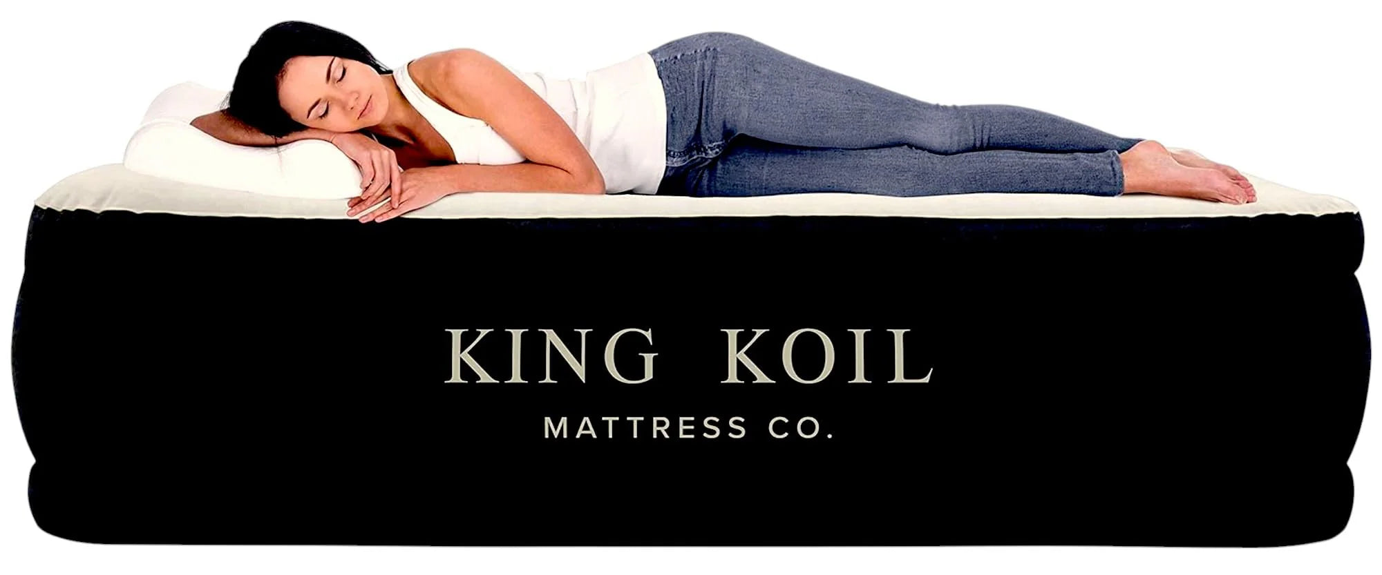King Koil Twin powietrza materac z wbudowany pompa 20