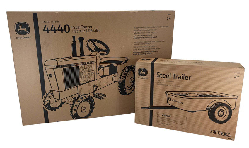1787475062_hLkAERHP 4440 Pedal i stal przyczepa Tractor, regulowany siedzisko, Durable Build