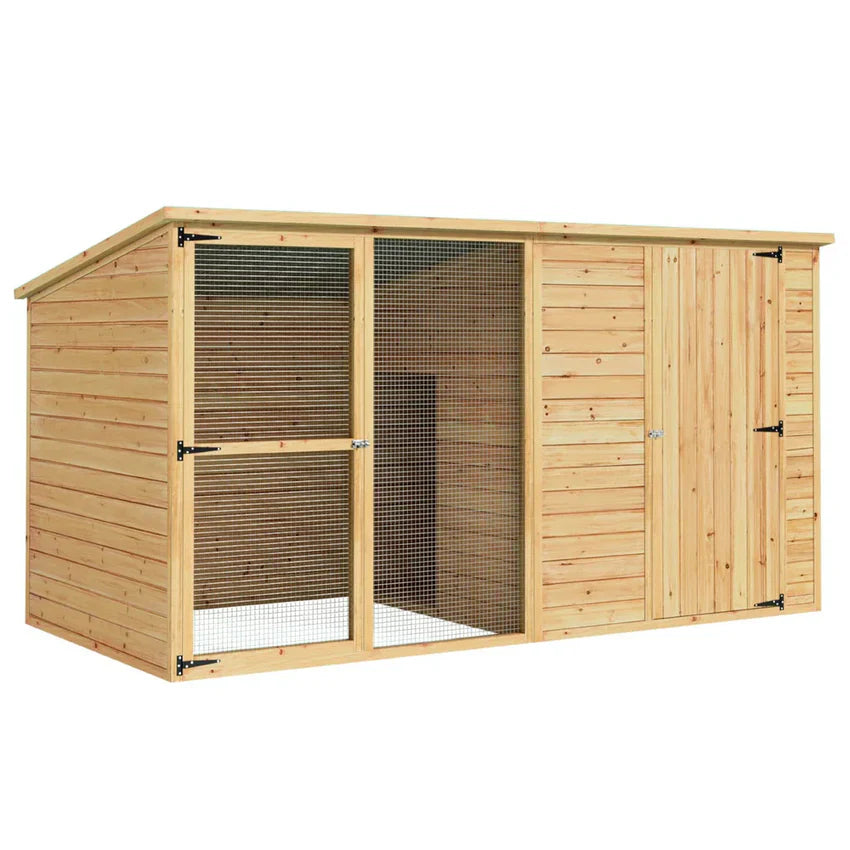 1787476091_NxfLvXQh Kojec dla psa, dodatkowy duży 2.28M drewniany domek lozko zewnętrzny PET Puppy Cabin Log