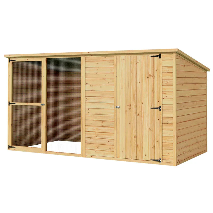 1787476098_5E9DJv8d Kojec dla psa, dodatkowy duży 2.28M drewniany domek lozko zewnętrzny PET Puppy Cabin Log