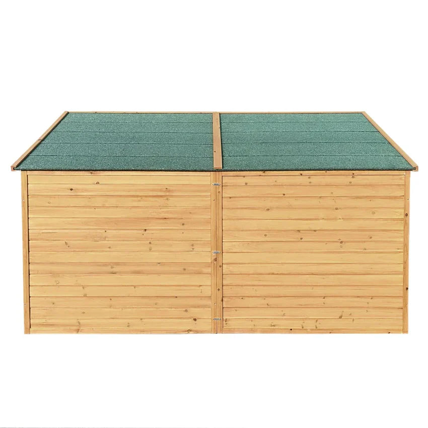 1787476101_L4g4WQqD Kojec dla psa, dodatkowy duży 2.28M drewniany domek lozko zewnętrzny PET Puppy Cabin Log