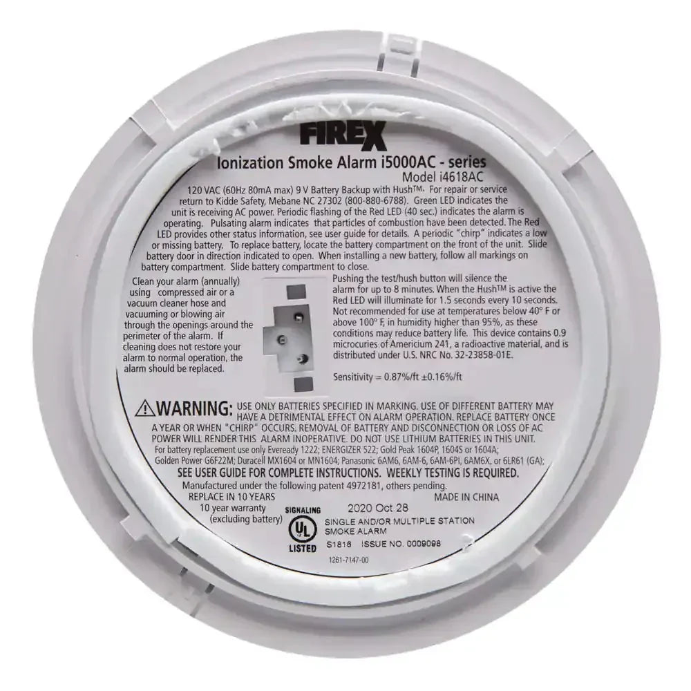 4-pakiet Hardwired Smoke Detector z Ionization Sensor