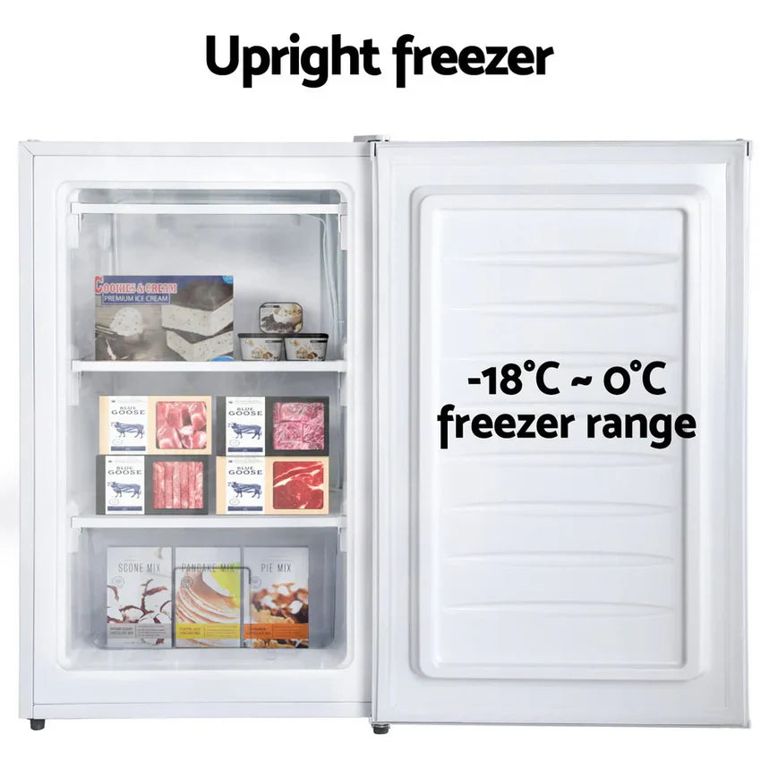 Zamrażarka, 81L Upright, Fridge biały