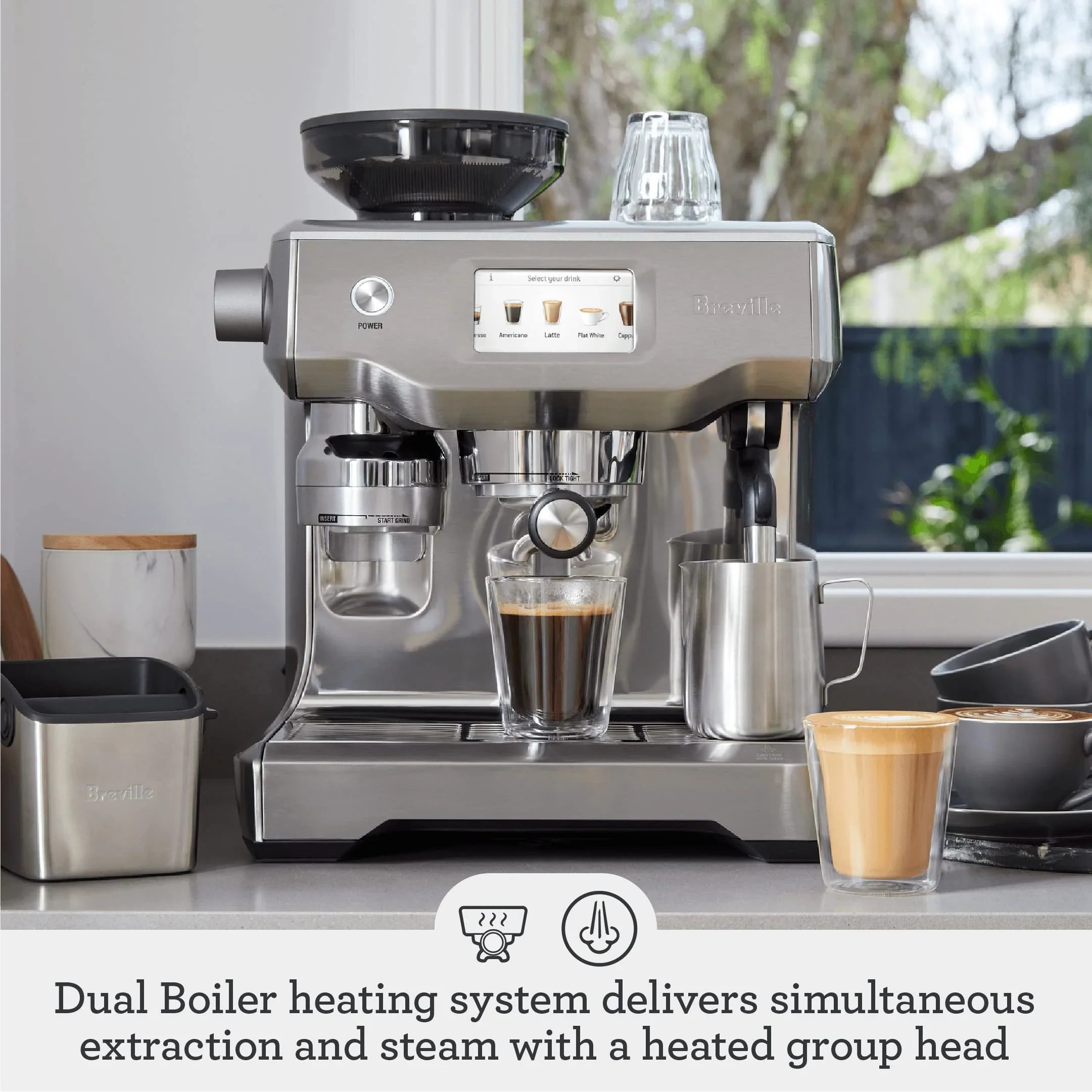 BES990BSSUSC automatyczny Espresso maszyna