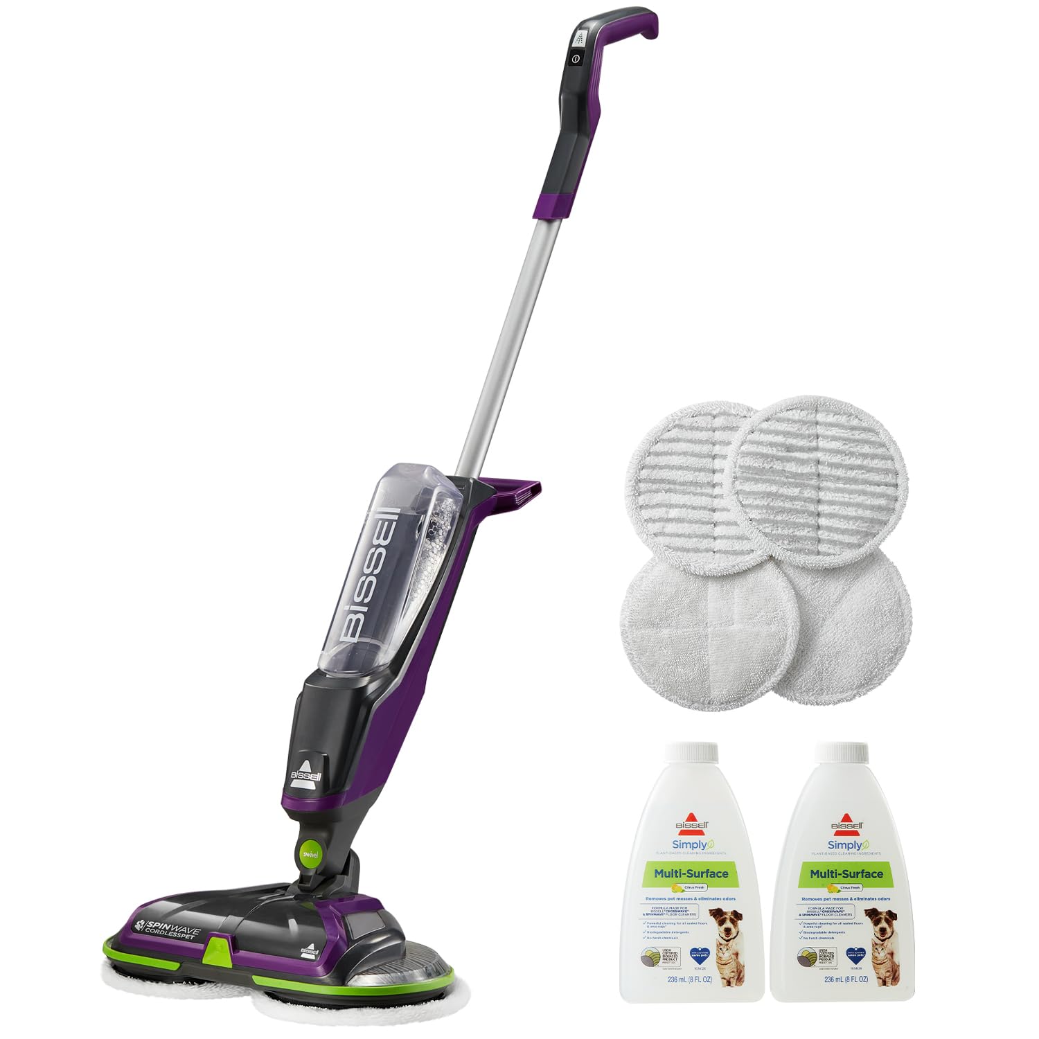 Spinwave bezprzewodowy PET Spin Mop z 18V podłoga czyścik