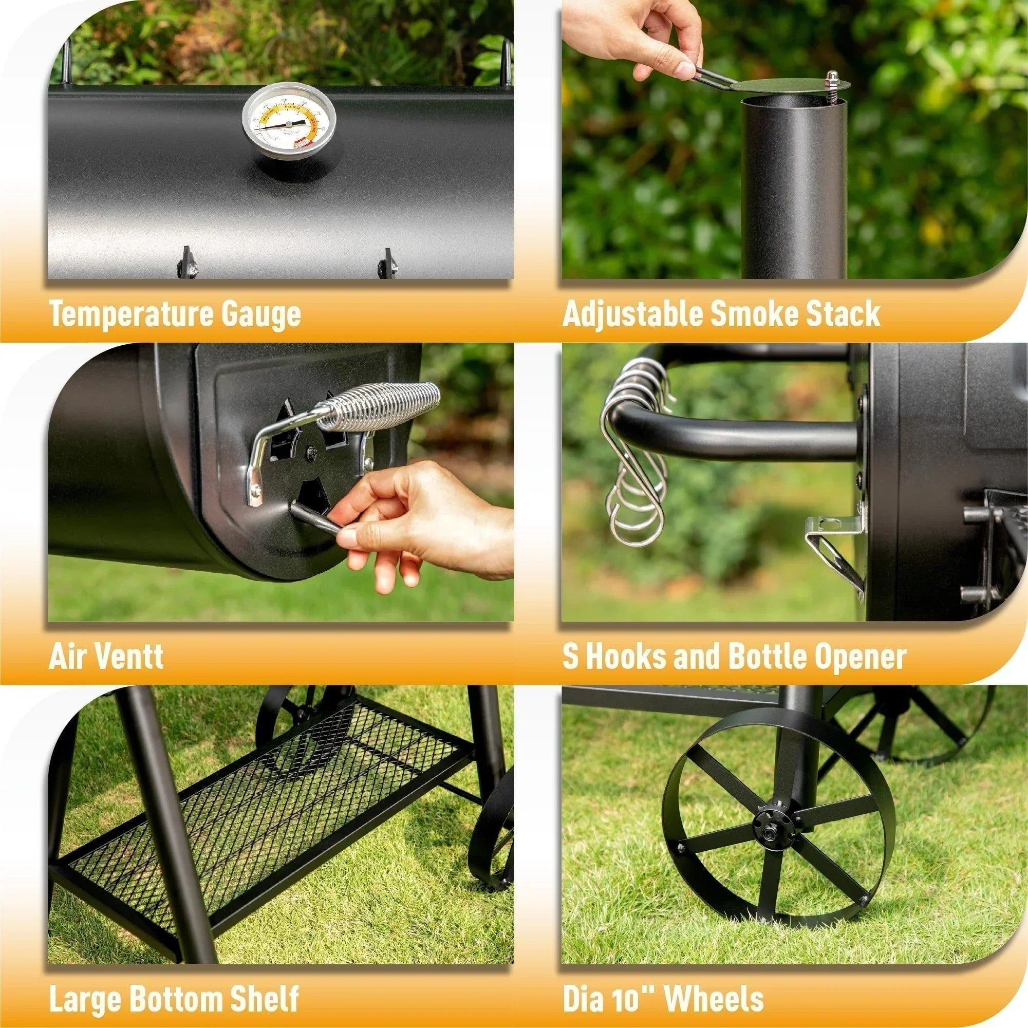 1787493554_VFcTJg59 941 Sq.w. Overlarge Bbq Charcoal grill z Offset Smoker, czarny