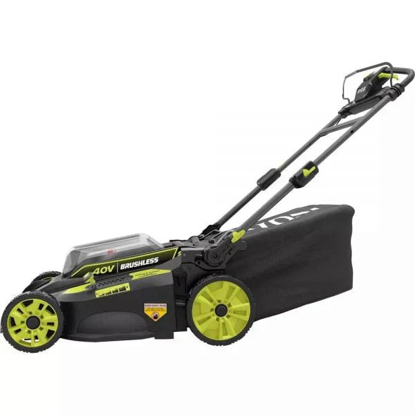 String Trimmer - 40V Brushless 20 in. Walk Behind Self Propelled Mower, Leaf Blower - Featuring (2) Batteries and (2) Chargers