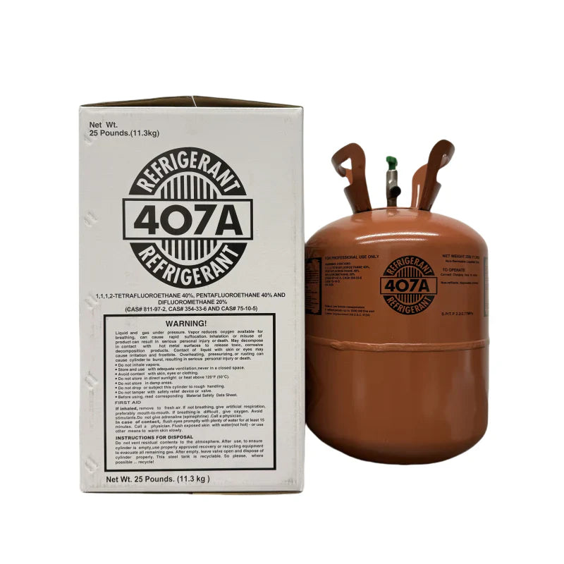 25LB R407A R-407A Freon Refrigerant gazowy
