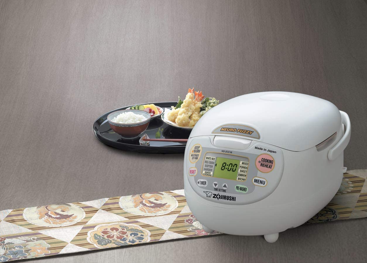 1787497685_6E6GWUct Japan Neuro Fuzzy Rice kuchenka, 5.5-kubek, premium biały