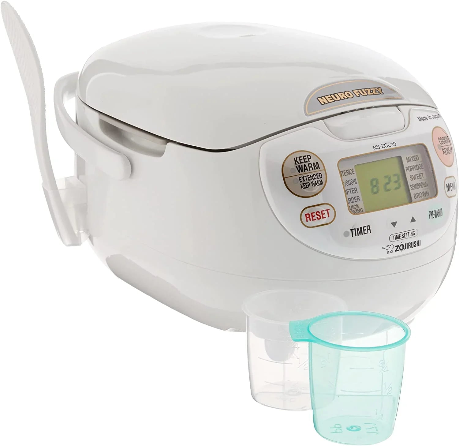 1787497688_sp0b8qqI Japan Neuro Fuzzy Rice kuchenka, 5.5-kubek, premium biały