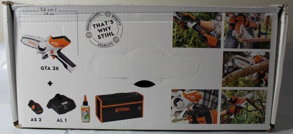 Pila lancuchowa, Gta 26 Pruner, W Carrying etui, akumulator i ładowarka