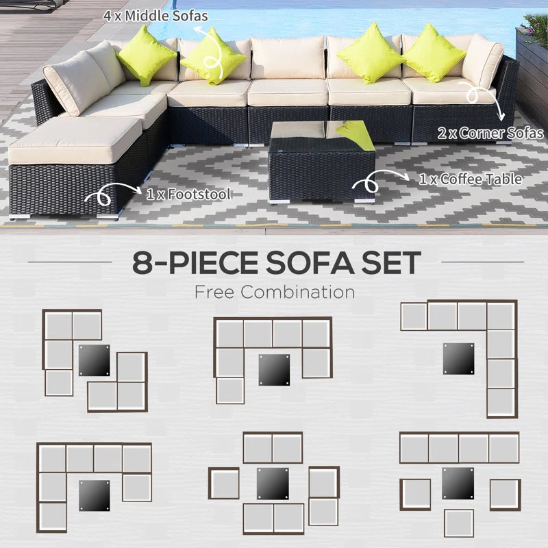 1787504103_z0lZfVut Sebeka Wicker 7-osobowy ogrodowy Lounge zestaw z Cushions