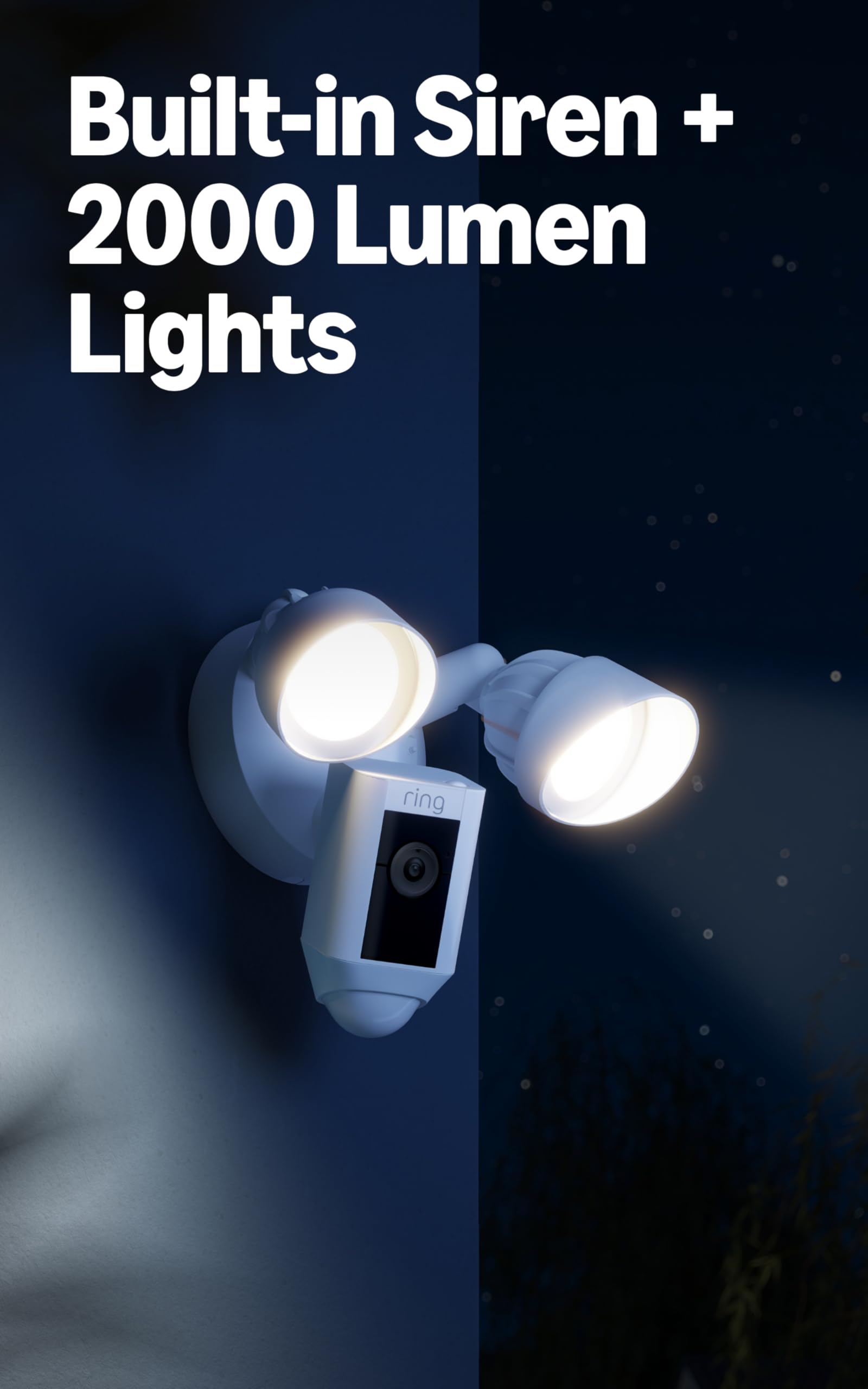 Floodlight kamera Wired Plus z zewnętrzny kamera monitoringu