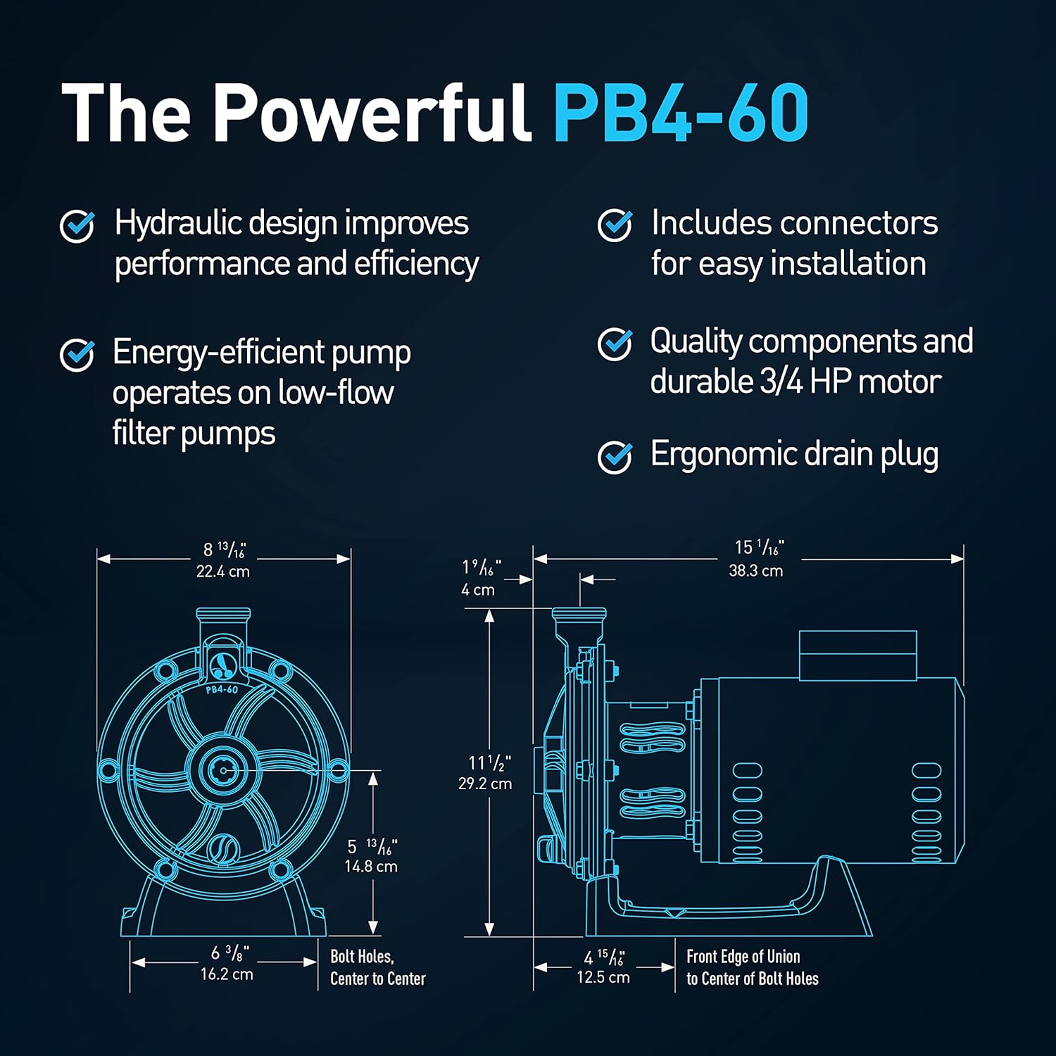 Booster, Pb4-60, pompa z 60Hz silnik