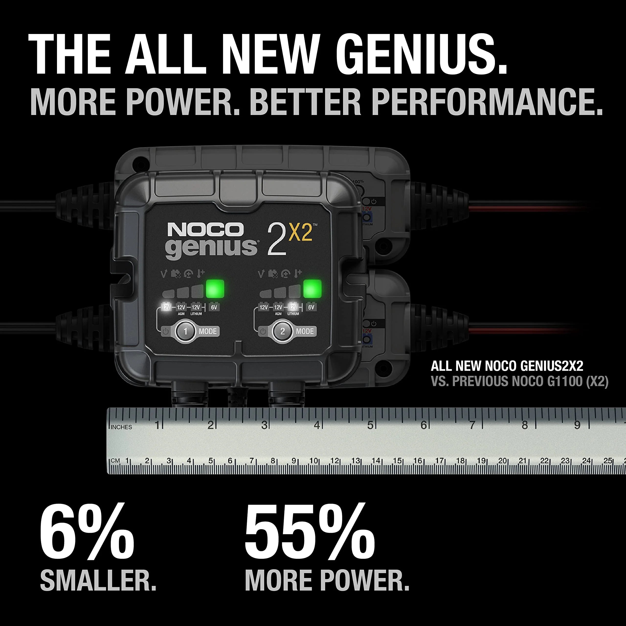 Ładowarka akumulatora, GENIUS2 X 2 smart, 6V/12V 2A/Bank