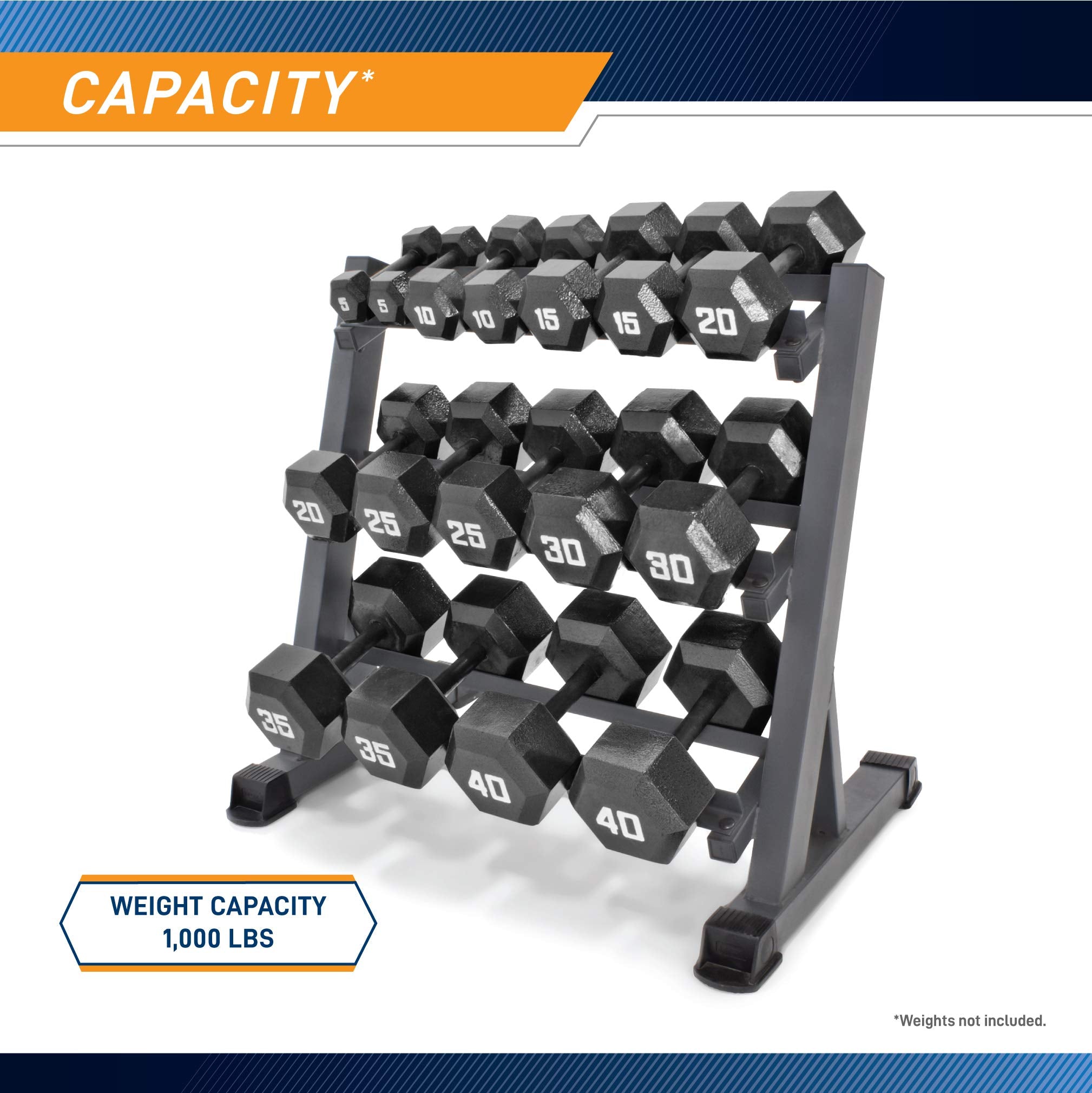 Waga magazynowy Organizer, do Dumbbells i Kettlebells