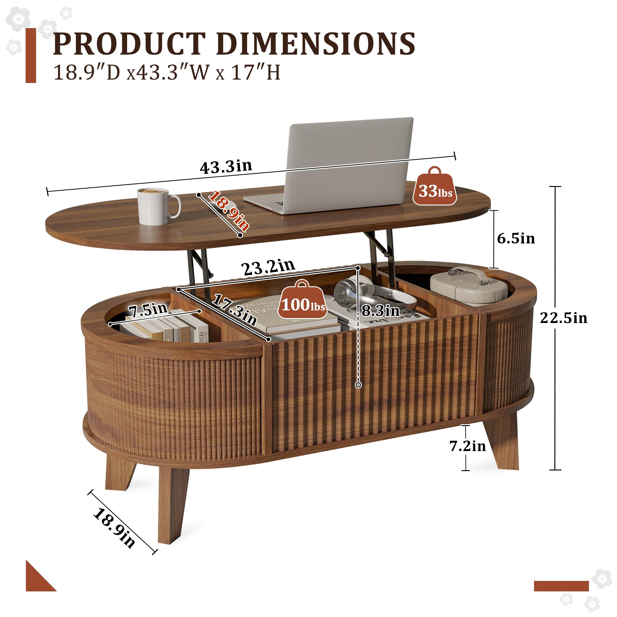 1787511212_tbtNd7TF Fluted podnośnik Top z magazynowy stolik kawowy, Walnut