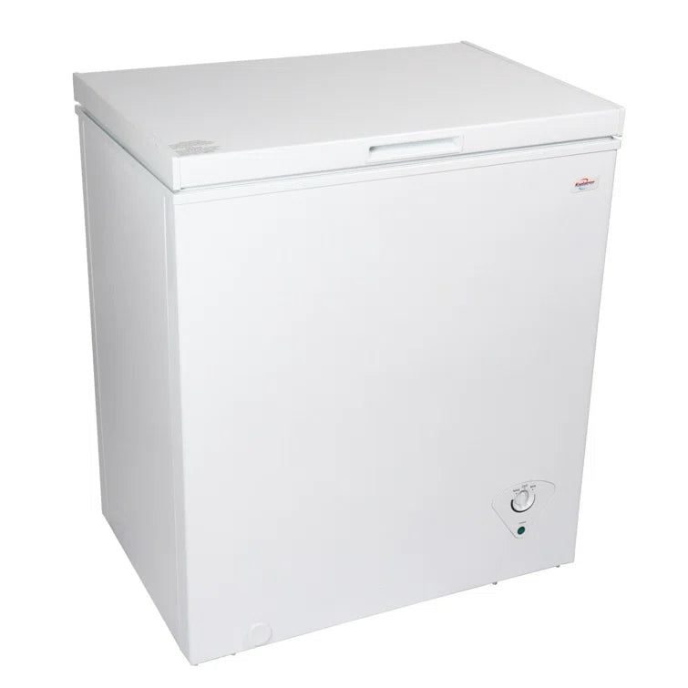 Chest zamrażarka, kompaktowy, 5.0 Cu ft (142L) biały, reczny Defrost