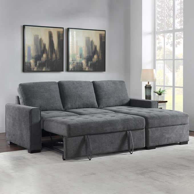 Kendale Sleeper sofa z magazynowy Chaise