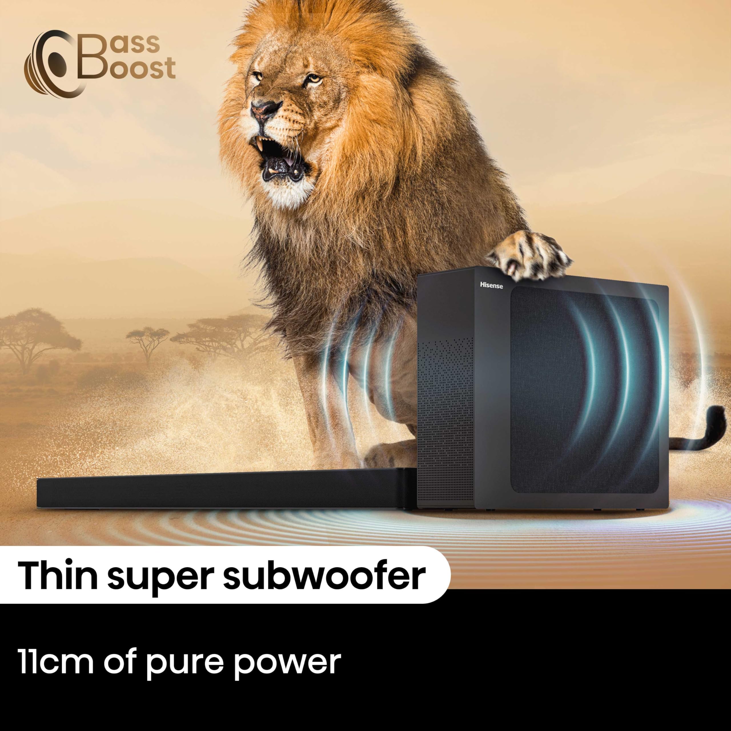 HS2100 Soundbar z bezprzewodowy Subwoofer i HDMI Arc