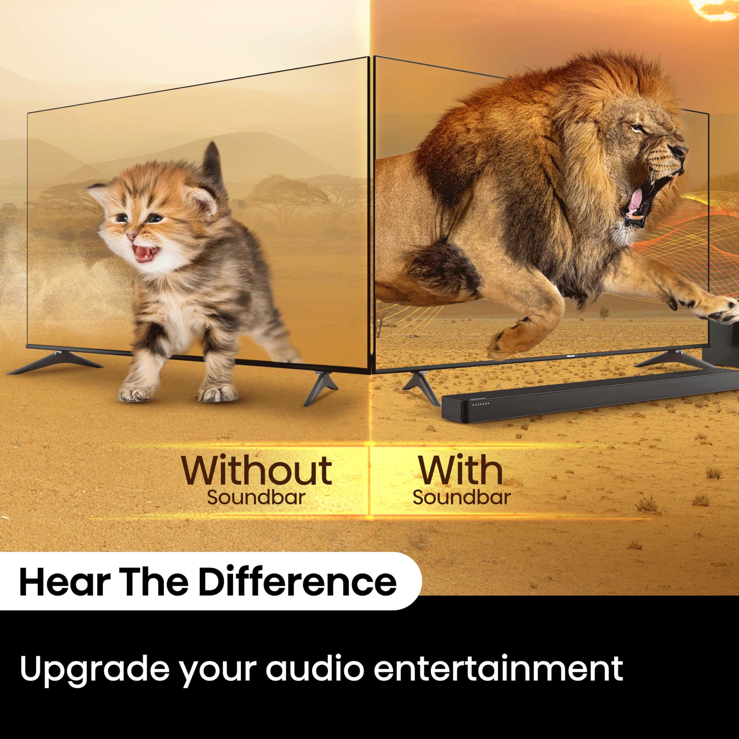 HS2100 Soundbar z bezprzewodowy Subwoofer i HDMI Arc