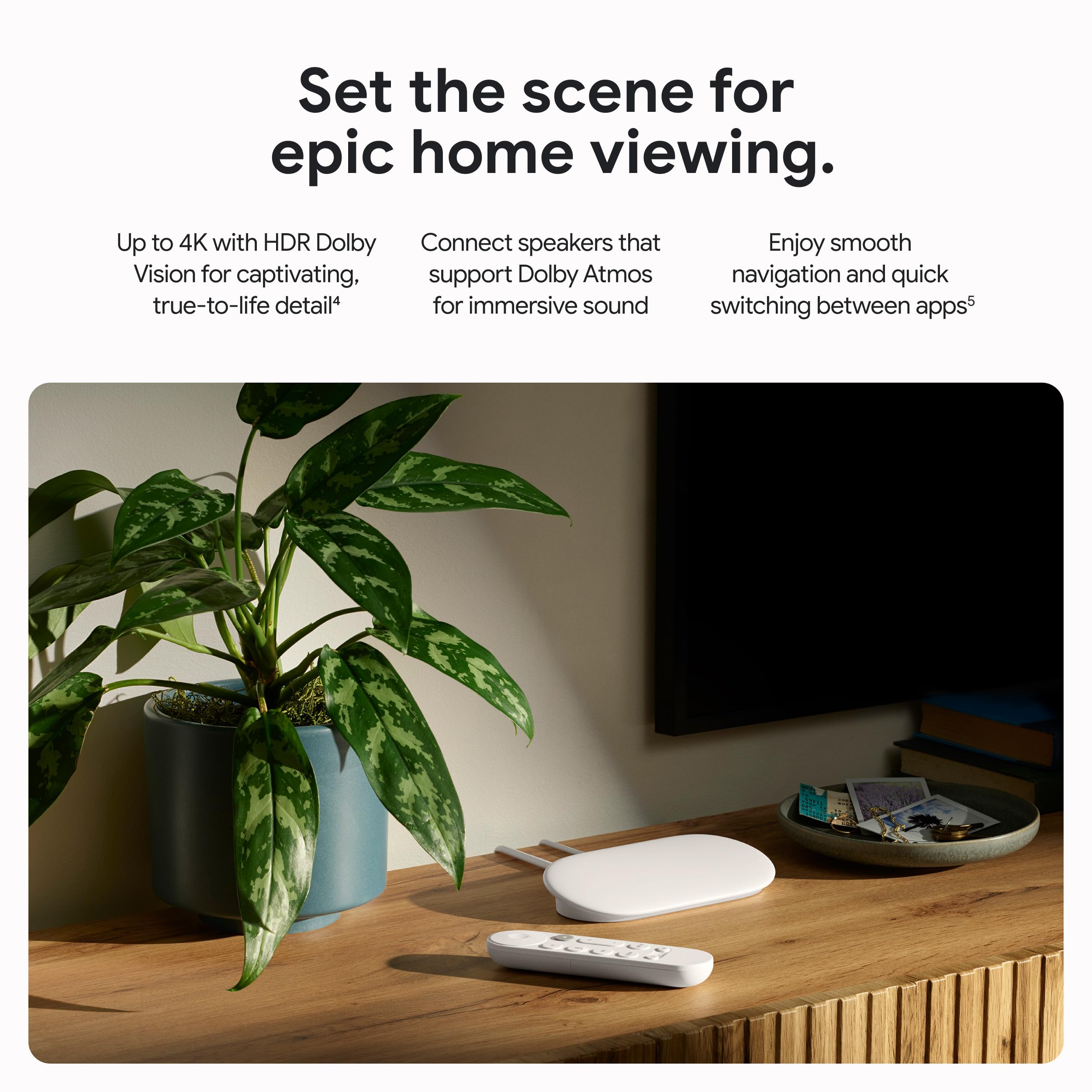 TV Streamer 4K z Fast Streaming i Voice Search zdalny