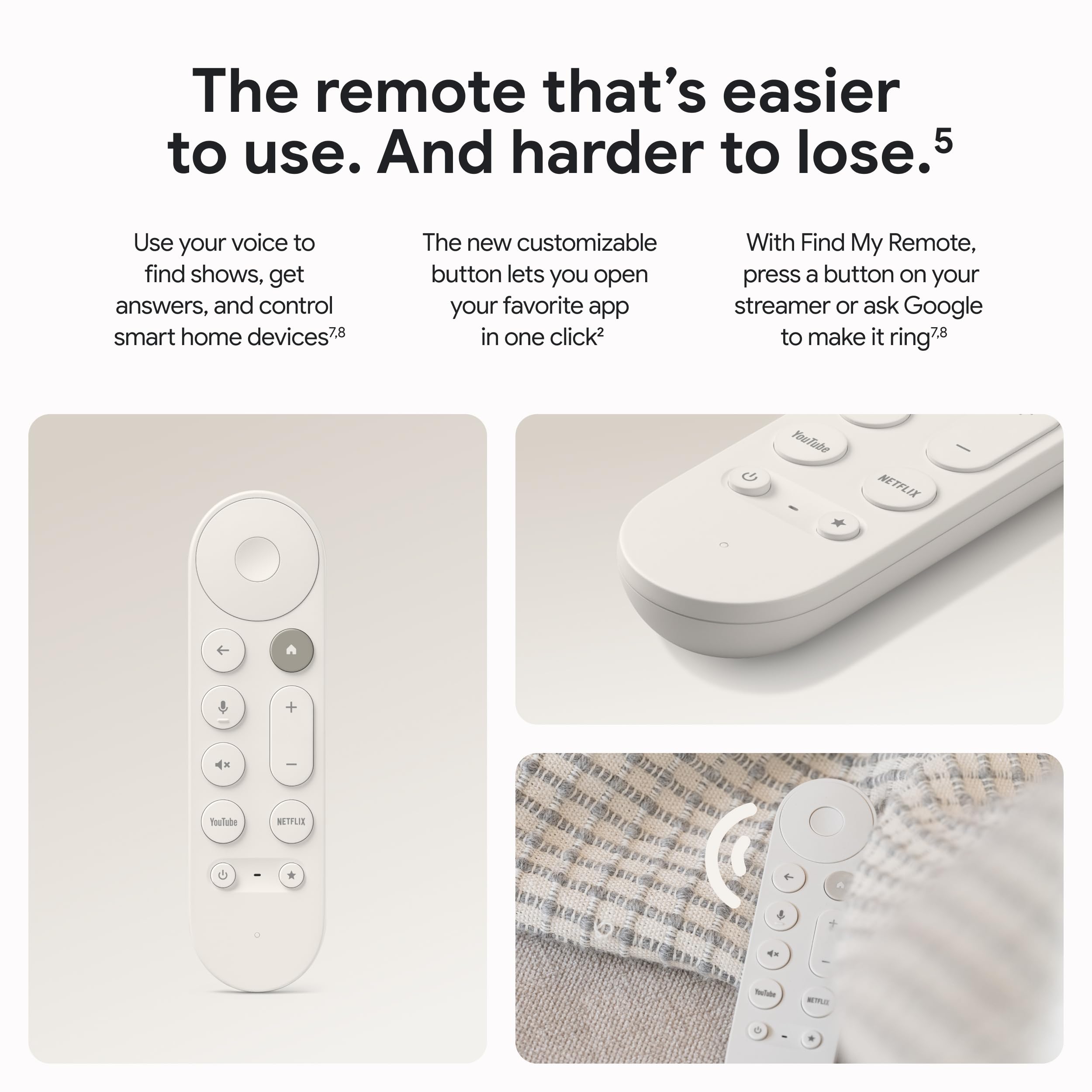 TV Streamer 4K z Fast Streaming i Voice Search zdalny