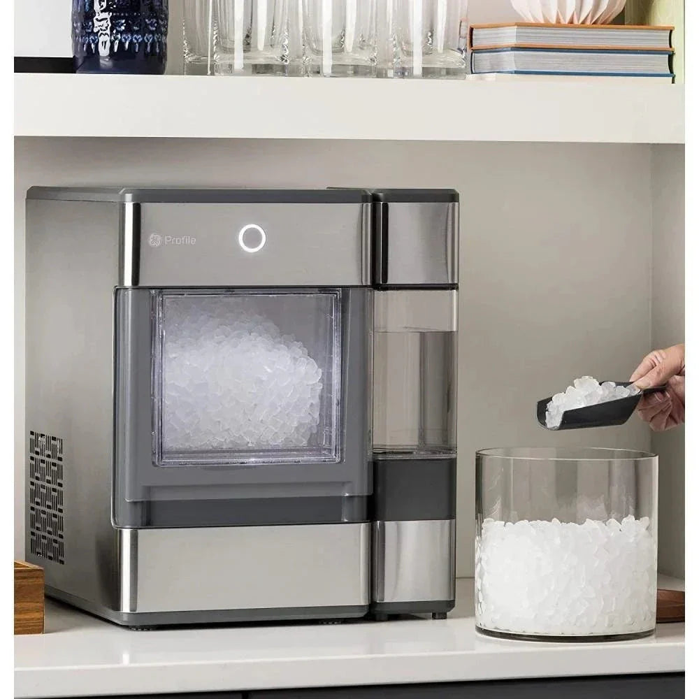 1787517117_oP70r0xF Nablatowy Nugget kostkarka do lodu, stal nierdzewna z LED, Bluetooth-enabled, 24 lb/day
