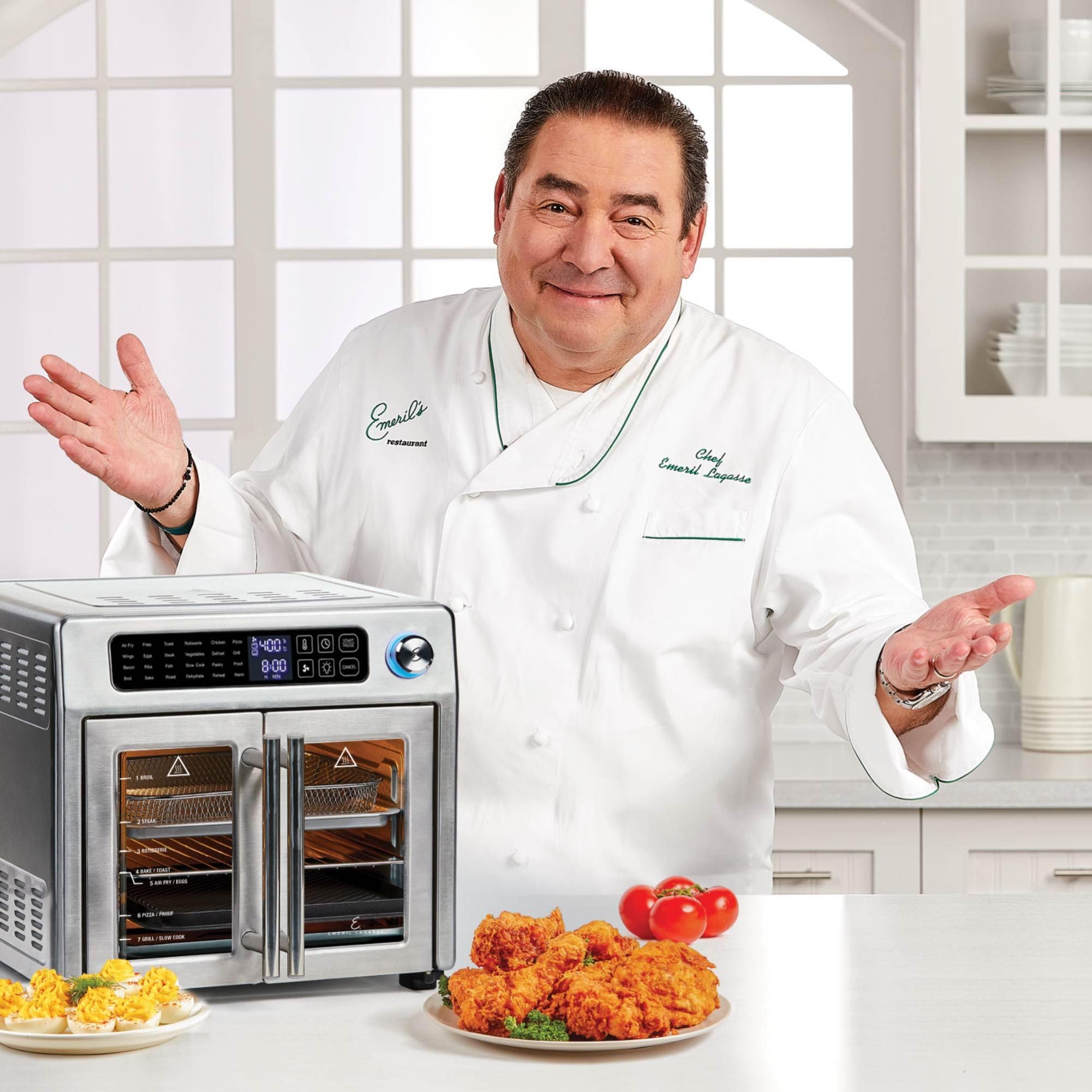 1787518883_pjZGgMJb Toaster piekarnik, Lagasse dodatkowy duży French drzwi frytkownica beztluszczowa, zestaw combo