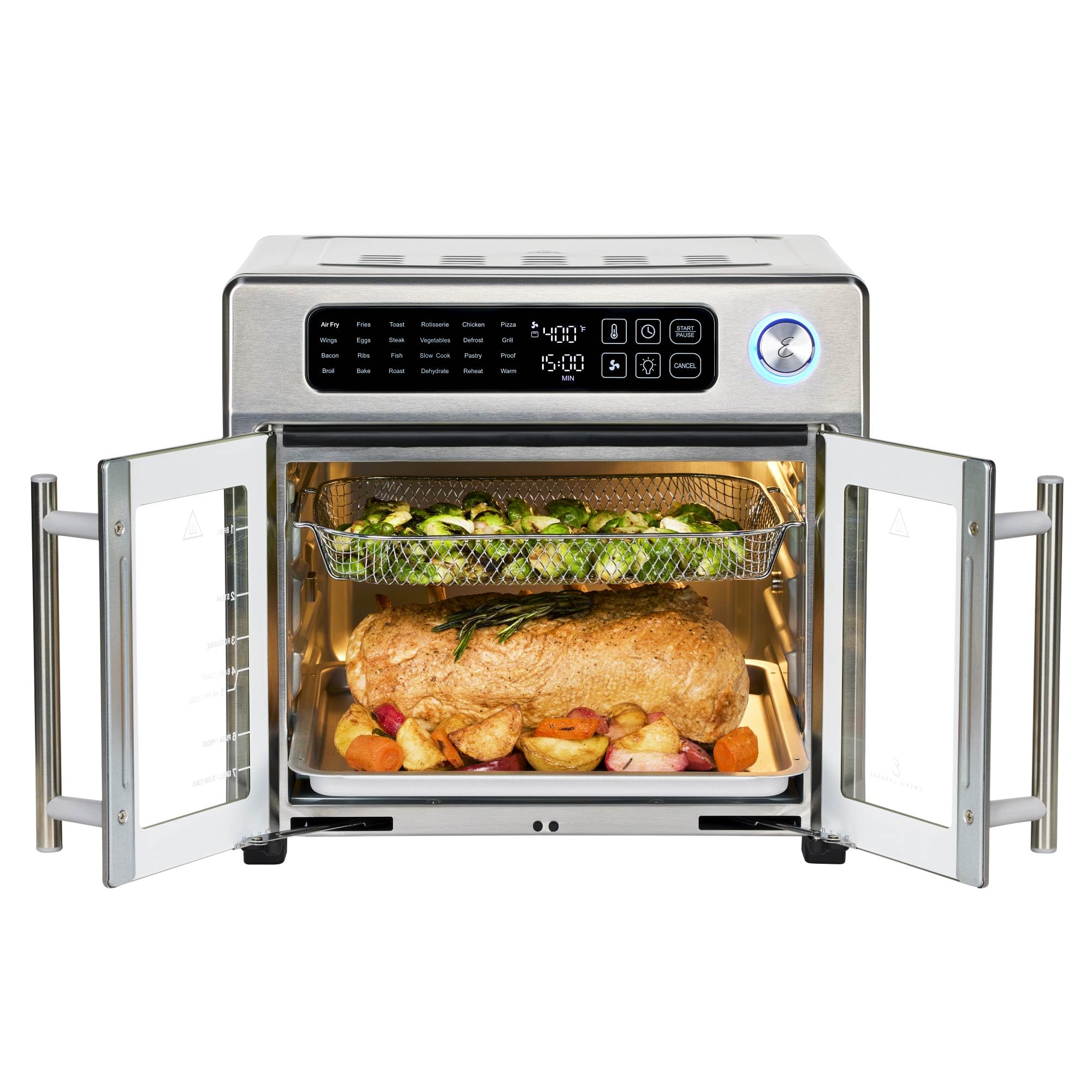 1787518908_08k4djvP Toaster piekarnik, Lagasse dodatkowy duży French drzwi frytkownica beztluszczowa, zestaw combo