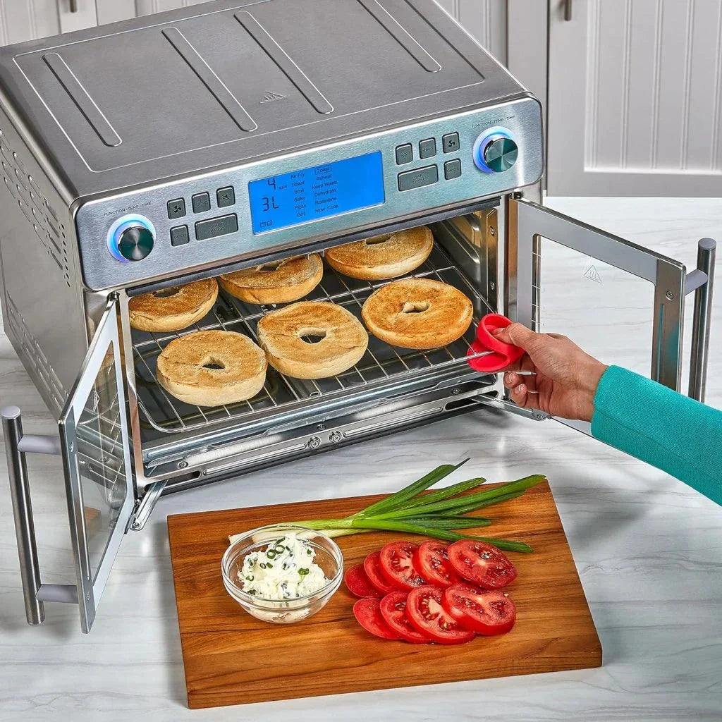 1787518927_7khYP2fn Air Fryer Oven - Lagasse Dual Zone 360, Combo with French Door - 25 QT Extra Large, Cook Two Foods in Different Ways, Up to 60% Faster