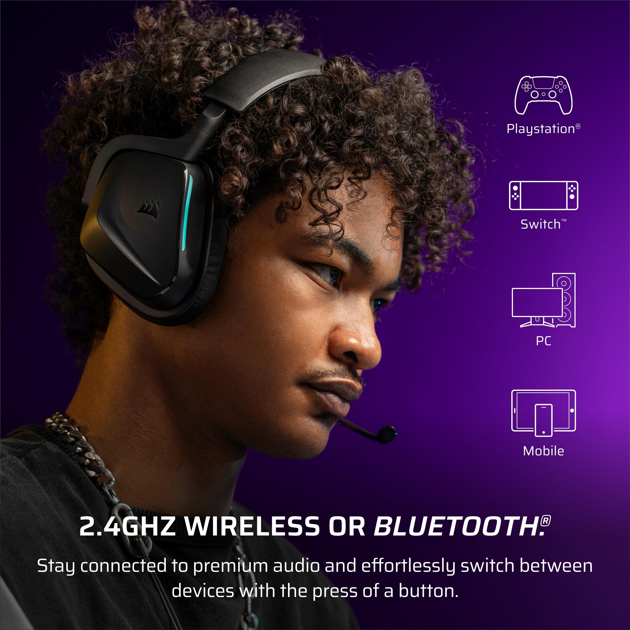 Void v2 bezprzewodowy gamingowy Headset, Atmos, Bluetooth