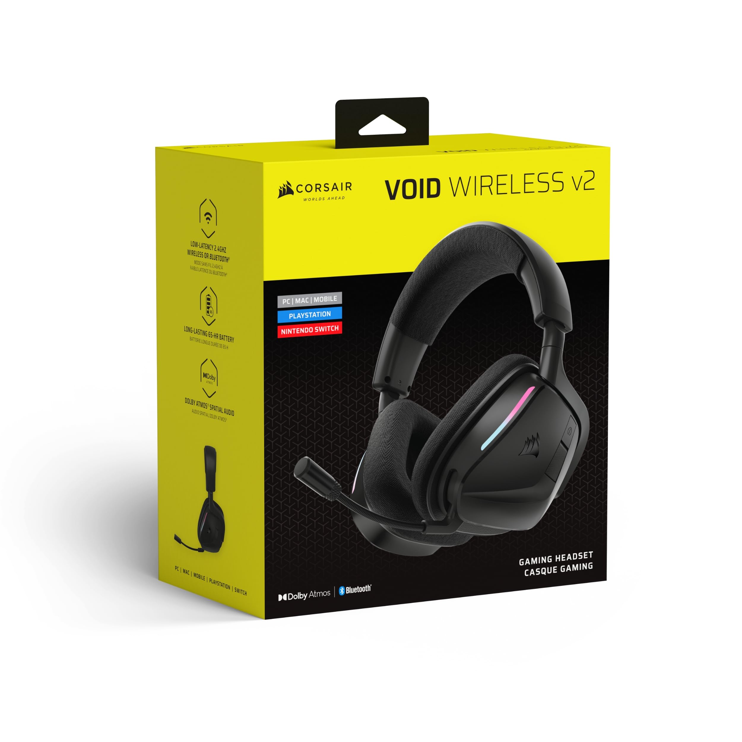 Void v2 bezprzewodowy gamingowy Headset, Atmos, Bluetooth