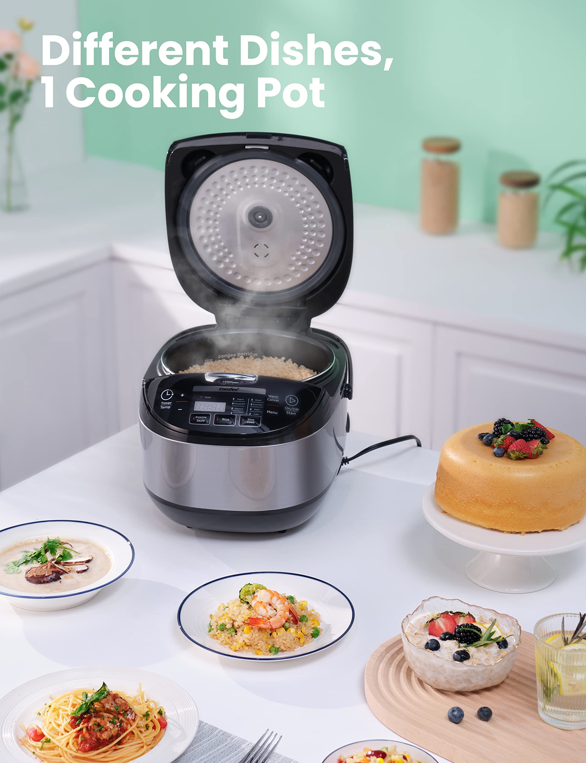Japanese z Fuzzy Logic Rice kuchenka, 10 kubek