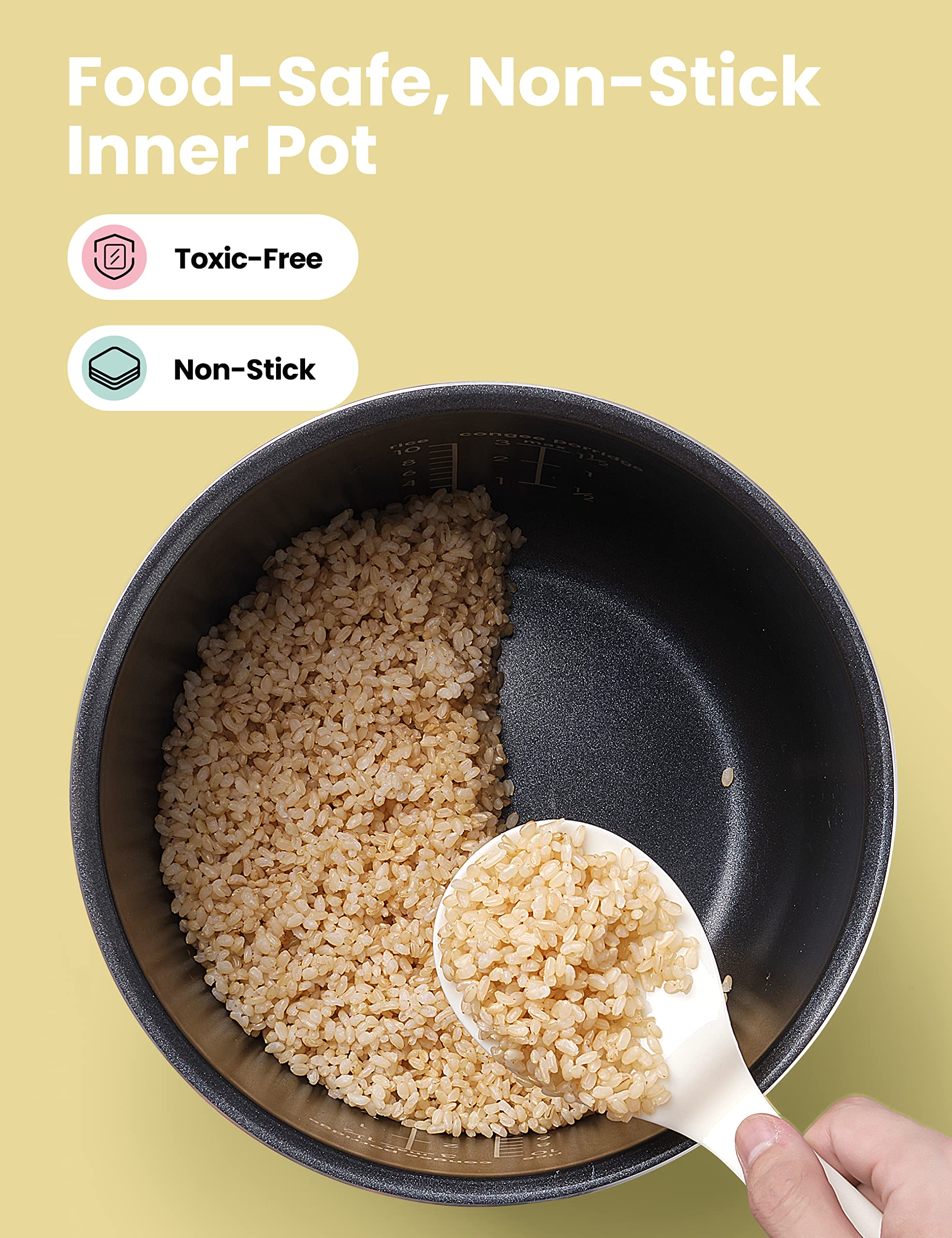 Japanese z Fuzzy Logic Rice kuchenka, 10 kubek