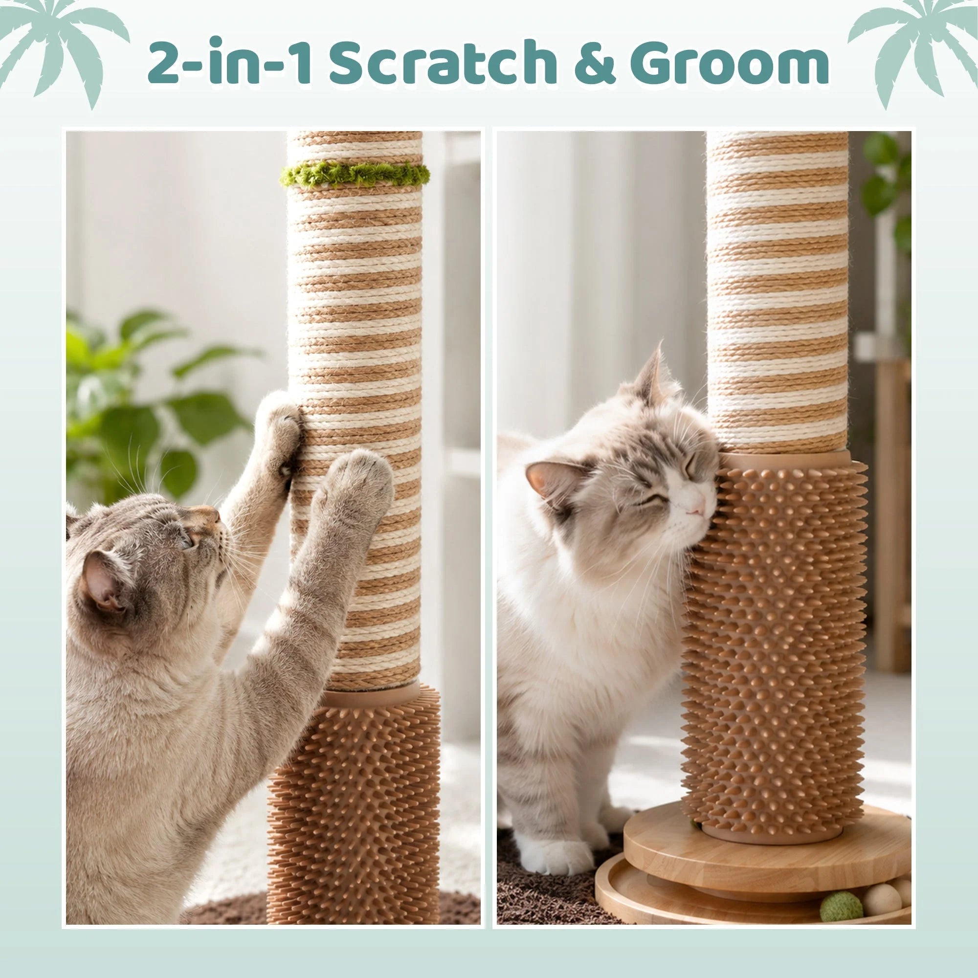 Coconut Palm dla kota Scratching Post