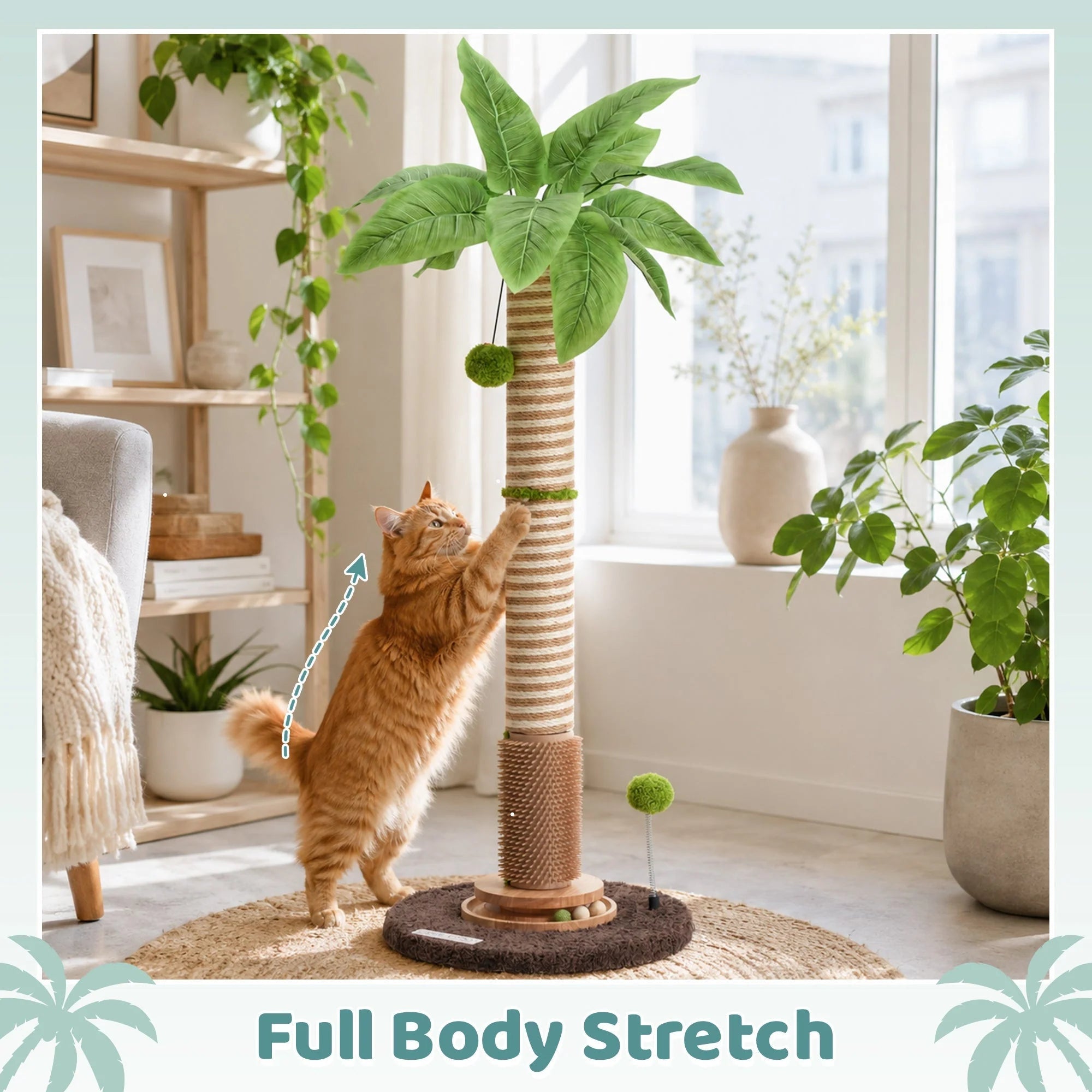 Coconut Palm dla kota Scratching Post