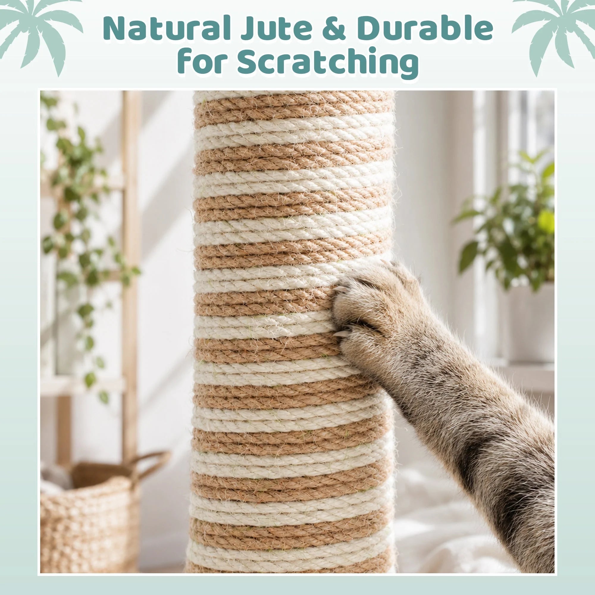 Coconut Palm dla kota Scratching Post