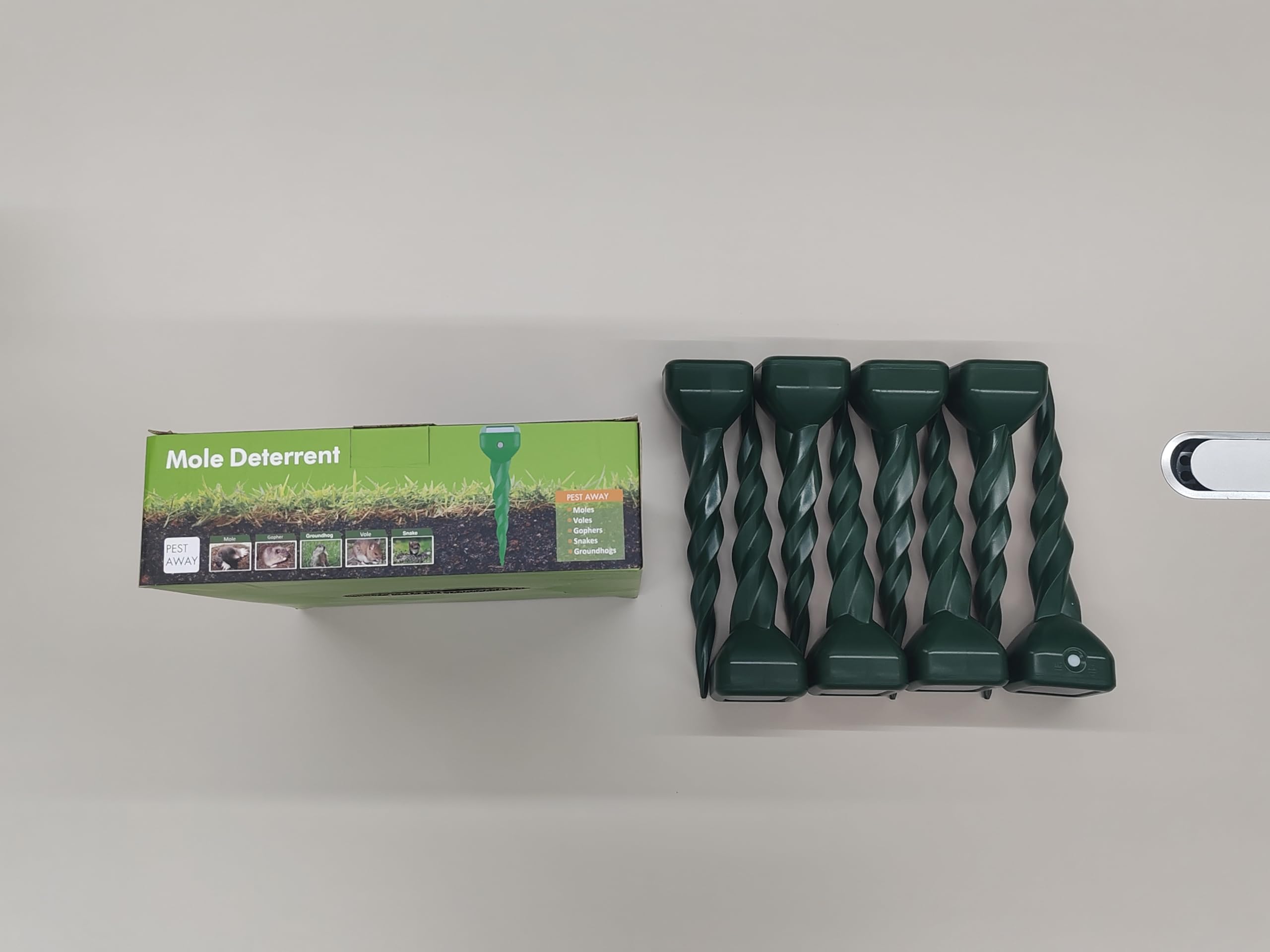 Ultrasonic Animal Repellent, 8 pakiet wodoodporny, Stakes