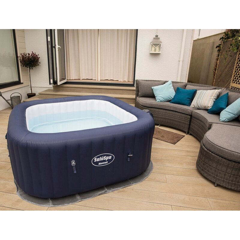 1787524737_Yh197y3t Goracy wanna, 6-osobowy 60-Jet Vinyl okrągły Inflatable, w Navy