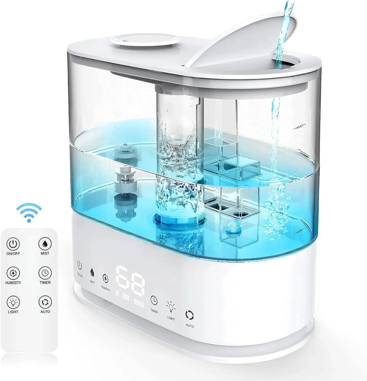 1787525043_L2sElJGw Bedroom Top Fill Humidifier (4L)