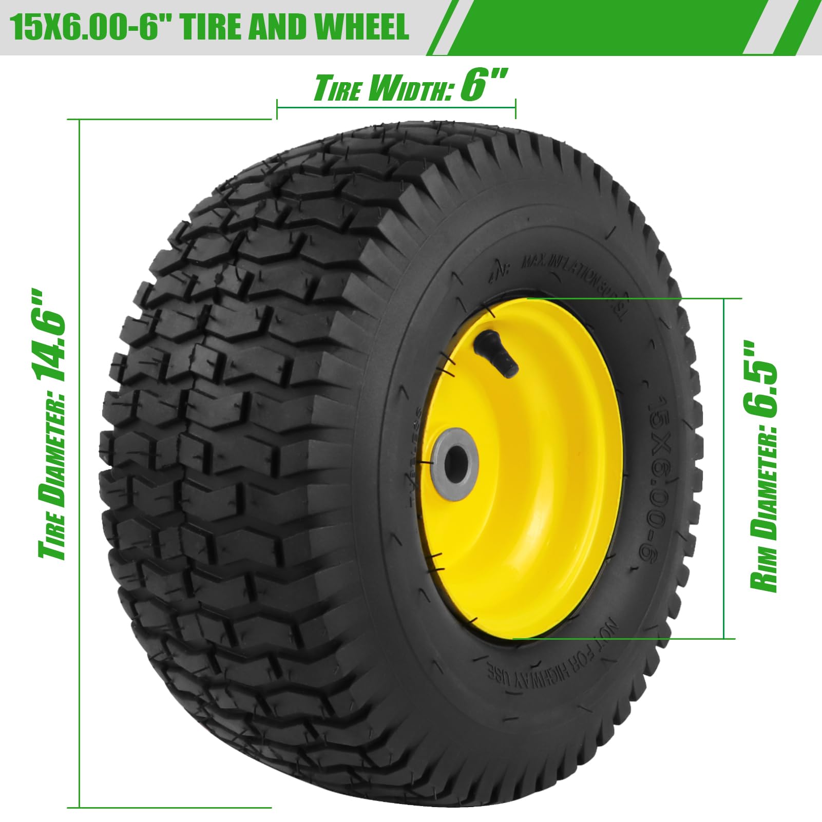 1787525610_zWQXZAyT Kosiarka do trawy, 2PCS 15 X 6.00-6, opony, 4 Ply Tubeless